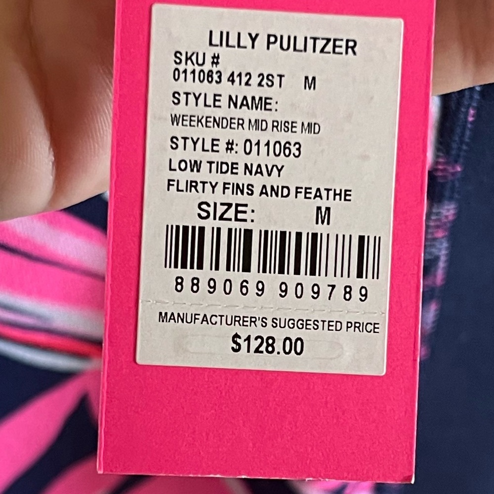 NWT!! Lilly Pulitzer Mid Rise Weekender Legging - Picture 2 of 2